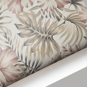 Papel pared  HIBISCUS