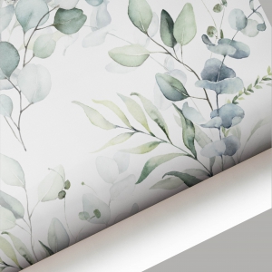 Papel pared Leaves Watercolor