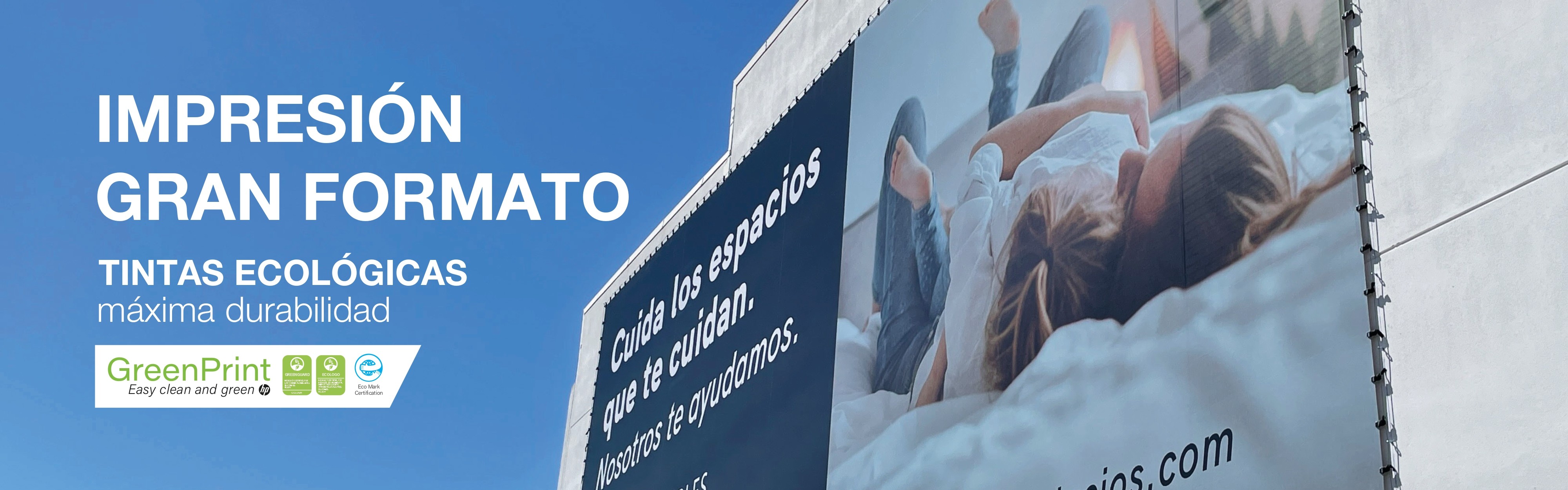 Impresión de gran formato con tintas ecológicas y de gran durabilidad